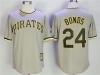 Pittsburgh Pirates #24 Barry Bonds Gray Cooperstown Collection Cool Base Jersey
