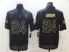 Las Vegas Raiders #24 Johnathan Abram 2020 Black Salute To Service Limited Jersey