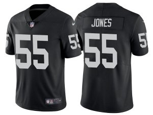 Las Vegas Raiders #55 Chandler Jones Black Vapor Limited Jersey