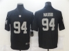 Las Vegas Raiders #94 Carl Nassib Black Vapor Limited Jersey