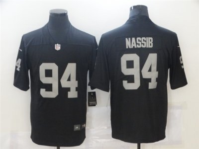Las Vegas Raiders #94 Carl Nassib Black Vapor Limited Jersey