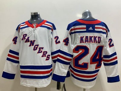 New York Rangers #24 Kaapo Kakko White Jersey