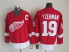 Detroit Red Wings #19 Steve Yzerman 2002 CCM Vintage Red Jersey