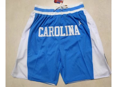 North Carolina Tar Heels Carolina Just Don Light Blue Basketball Shorts
