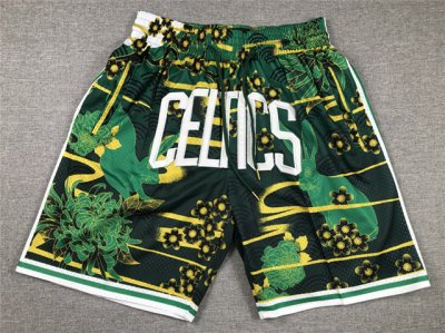 Boston Celtics Year Of the Rabbit Celtics Green Basketball Shorts