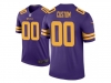 Minnesota Vikings #00 Purple Color Rush Limited Custom Jersey