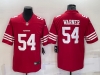 San Francisco 49ers #54 Fred Warner 2022 Red Vapor Limited Jersey