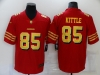San Francisco 49ers #85 George Kittle Red Gold 2021 Vapor Limited Jersey