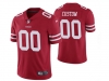 San Francisco 49ers #00 Red Vapor Limited Custom Jersey