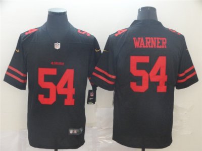 San Francisco 49ers #54 Fred Warner Black Vapor Limited Jersey