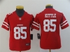 Youth San Francisco 49ers #85 George Kittle Red Vapor Limited Jersey
