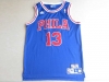 Philadelphia 76ers #13 Wilt Chamberlain Throwback Blue Jersey