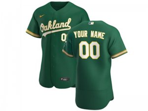 Oakland Athletics Custom #00 Green Alternate Flex Base Jersey