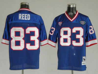 Buffalo Bills #83 Andre Reed 1994 Throwback Blue Jersey