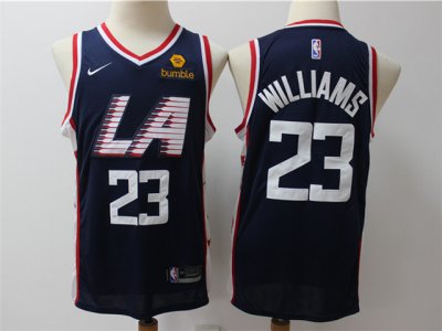 Los Angeles Clippers #23 Lou Williams 2018/19 Navy City Edition Swingman Jersey