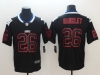 New York Giants #26 Saquon Barkley Black Shadow Limited Jersey