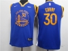 Youth Golden State Warriors #30 Stephen Curry Blue Swingman Jersey