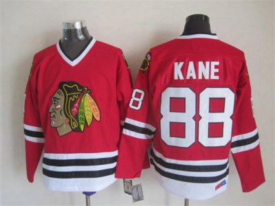 Chicago Blackhawks #88 Patrick Kane CCM Vintage Red Jersey