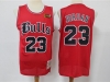 Chicago Bulls #23 Michael Jordan Red Old English Faded Limited Edition Jersey