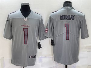 Arizona Cardinals #1 Kyler Murray Gray Atmosphere Fashion Limited Jersey