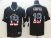 Dallas Cowboys #19 Amari Cooper Black USA Flag Fashion Limited Jersey