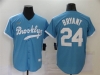 Los Angeles Dodgers #24 Kobe Bryant Light Blue Cooperstown Collection Cool Base Jersey