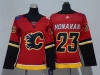 Women's Calgary Flames #23 Sean Monahan Home Red Jersey