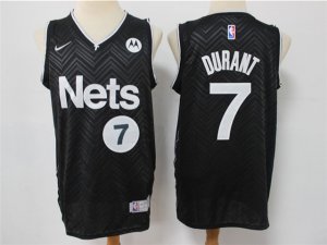 Brooklyn Nets #7 Kevin Durant 2020-21 Black Earned Edition Swingman Jersey