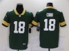 Green Bay Packers #18 Randall Cobb Green Vapor Limited Jersey