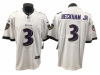 Baltimore Ravens #3 Odell Beckham Jr. White Vapor Limited Jersey
