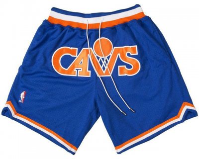 Cleveland Cavaliers Just Don Cavs Blue Basketball Shorts