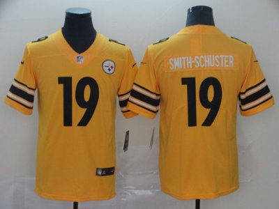 Pittsburgh Steelers #19 JuJu Smith-Schuster Gold Inverted Limited Jersey