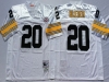 Pittsburgh Steelers #20 Rocky Bleier 1975 Throwback White Jersey
