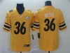 Pittsburgh Steelers #36 Jerome Bettis Gold Inverted Limited Jersey