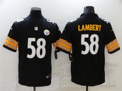 Pittsburgh Steelers #58 Jack Lambert Black Vapor Limited Jersey