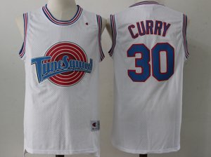 Space Jam Tune Squad #30 Stephen Curry White Jersey