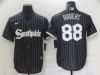 Chicago White Sox #88 Luis Robert Black 2021 City Connect Cool Base Jersey