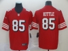San Francisco 49ers #85 George Kittle Red Color Rush Limited Jersey