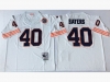Chicago Bears #40 Gale Sayers Throwback White Jersey