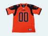 CFL BC Lions #00 Red Custom Football Jersey