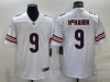 Chicago Bears #9 Jim McMahon White Vapor Limited Jersey
