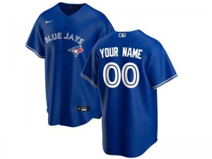 Toronto Blue Jays Custom #00 Blue Alternate Cool Base Jersey