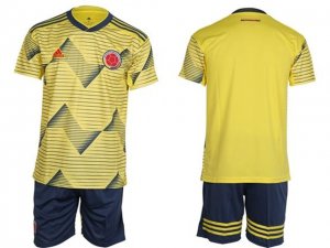 National Colombia Custom #00 Home Yellow 2019/20 Soccer Jersey