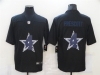 Dallas Cowboys #4 Dak Prescott Black Shadow Logo Limited Jersey