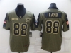 Dallas Cowboys #88 CeeDee Lamb 2021 Olive Salute To Service Limited Jersey