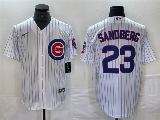 Chicago Cubs #23 Ryne Sandberg White Limited Jersey