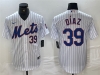 New York Mets #39 Edwin Díaz White Home Limited Jersey