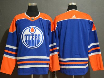 Edmonton Oilers Blank Royal Blue Team Jersey