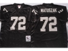 Oakland Raiders #72 John Matuszak 1976 Throwback Black Jersey