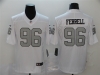 Las Vegas Raiders #96 Clelin Ferrell White Color Rush Limited Jersey